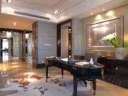 大连星海湾壹号样板房书房图片