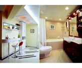 黄色系卫生间设计图片大全