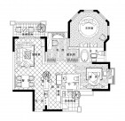 增城锦绣湖畔豪苑6座04型样板间设计图片