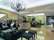 北京官园西派公寓E型样板房室内设计图片