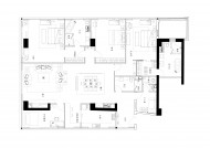 北京官园西派公寓F型样板房设计图片