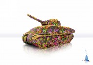 花香清洁剂广告设计图片