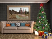 室内圣诞树图片