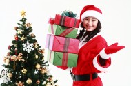 圣诞服饰装扮与礼物图片