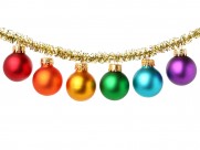 圣诞节彩球图片大全