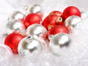 圣诞节彩球图片大全