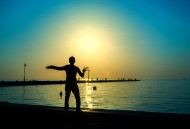 人物的剪影图片