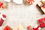 圣诞礼物背景素材图片