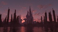 创意科幻城市素材图片