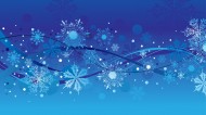 雪花图形简约背景图片