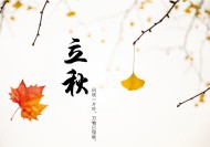 二十四节气之立秋设计素材图片大全