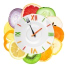 创意水果组合钟表图片