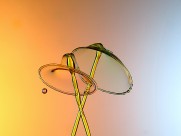 交叉的水花图片