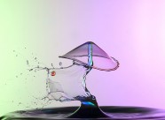 四处飞溅的水花背景图片