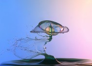 四处飞溅的水花背景图片