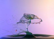 四处飞溅的水花背景图片