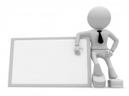 3D小人白板系列高清图片
