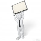 3D小人白板系列高清图片