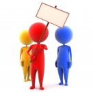 3D小人白板系列高清图片