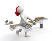 3D小人与螺丝刀图片（500px左右小图）大全