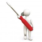 3D小人与螺丝刀图片（500px左右小图）大全