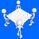 罕见！灰色3D小人（850×850）图片