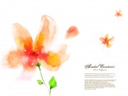 手绘韩国花纹信纸底纹图片大全