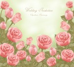 手绘玫瑰素材图片