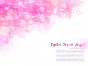 水墨梦幻花朵图片