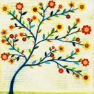 田园风格三联挂画图片