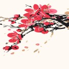 中国风梅花三联挂画图片大全