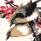 中国风梅花三联挂画图片大全