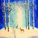 风景三联油画图片大全