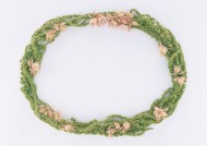 树叶、树枝绿色植物边框图片