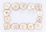 蔬果花环，画框图片