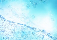 气泡和树叶图片