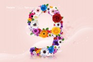 数字花图片