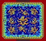 龙纹刺绣图案图片