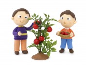 卡通人物家庭成员图片