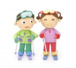 卡通人物家庭成员图片