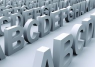 3D立体字母图片