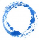 环形彩色墨染图片大全