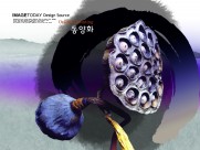 莲盒墨染图片