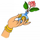 观音手势特写图片