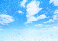 浩瀚的海洋和天空图片