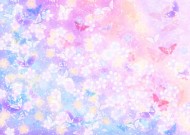 典雅梦幻花朵背景图片