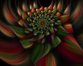 绚丽花纹背景图片