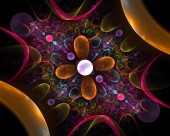 绚丽花纹背景图片