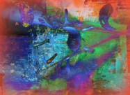 色彩鲜明的油画图片