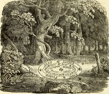 古代欧洲神话插画图片